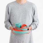 Набір посуду Sea to Summit Passage Dinnerware Set, 14 Piece, Spicy Orange/Aqua Sea Blue, 2P 4