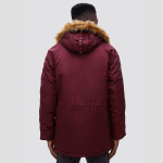 Куртка Alpha Industries N-3B Slim Fit Parka. Червоний 2