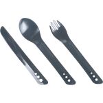 Вилка, ложка, чем Lifeventure Ellipse Cutlery, Графит