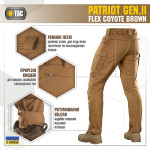 Штаны M-Tac Patriot Gen II Flex. Койот 5