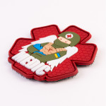 Патч (шеврон) «Медик» Brand Element. М’який ПВХ пластик. Червоний 2