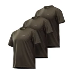 Комплект футболок Basic Military T-shirt. Матеріал Cottone/Elastane, олива