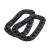 Карабін тактичний пластиковий ABS (2 шт.) Black 3