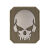 Нашивка на липучке Sturm Mil-Tec "Skull Patch PVC 3D" (Large) Olive