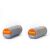 Надувний килимок Pinguin Skyline, 195х65х9 см, Orange 7