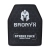 Полиэтиленовая бронеплита 3 класса Bronyx. Вес 1.42 кг. Размер М (25х30 см) 4