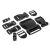 Набір пряжок Fastex (9 шт.) "BUCKLE SET" Black