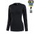 Футболка з довгим рукавом жіноча M-Tac 93/7 Lady Чорна, black, чорний
