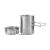 Набір посуду Tatonka Pot Set For Gas Cartridge 450+Burner, Silver 4
