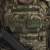 Нагрудный админ подсумок. Cordura 1000. Крепление Molle. Пиксель (мм-14) 3