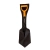 Чехол на лопату Fiskars Solid. 800 мм. Черный