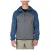 Реглан тактичний на блискавці з капюшоном "5.11 Reactor FZ Hoodie 2.0" Storm