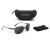 Окуляри балістичні "ESS® InVINCEible Aviator Black with Smoke Gray Lenses" Black