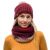 Шарф-труба Buff Knitted & Fleece Neckwarmer Alina, Maroon 3