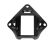 Металевий кронштейн платформа кріплення шрауд NVG Mount зірка на шолом, Чорний 4