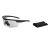 Окуляри захисні стрілецькі "ESS Crosshair Black w/Clear 1LS Kit" CLEAR 4