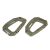 Карабин тактический пластиковый "TACTICAL CARABINER MOLLE" (2 шт.) Olive 5