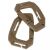 Карабін тактичний пластиковий "TACTICAL CARABINER MOLLE" (2 шт.) Coyote 2