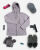 Куртка женская флисовая "Pink" Iron Grey 11