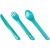 Вилка, ложка, чем Lifeventure Ellipse Cutlery, Бирюзовый