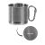 Кружка нержавіюча Sturm Mil-Tec® "Stainless Steel Karabiner Cup" (500 ml) Steel 2