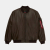 Куртка Alpha Industries Leather MA-1 Flight Jacket. Коричневый 4