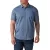 Сорочка тактична "5.11 Tactical Aerial Short Sleeve Shirt" GREY BLUE