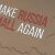 Футболка с рисунком "Make Again" Olive Drab 5