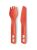 Набір столових приборів Sea to Summit Passage Cutlery Set, 2 Piece, 2 предмети, Spicy Orange