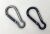 Набір алюмінієвих сервісних карабінів Base Camp Omega 6 Straight Set, 2 шт, Black/Grey 2