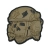 Патч (шеврон) «Totenkopf 3D» R3ICH. Мягкий ПВХ пластик. Койот