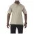 Футболка поло тактична з коротким рукавом "5.11 Tactical Performance Polo - Short Sleeve, Synthetic Knit" Silver Tan