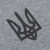 Футболка з малюнком "Тризуб Logo" Grey Melange 4