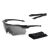 Окуляри захисні балістичні "ESS Crossbow Suppressor One Black with Smoke Gray Lense" Smoke Gray