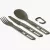 Набір столових приборів Sea to Summit Frontier UL Cutlery Set – Темно-сірий 2