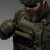 Нагрудный админ подсумок. Cordura 1000. Крепление Molle. Олива 3