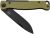 Ніж Boker Atlas OD Green, клинок 75 мм, сталь Sandvik 12C27 12