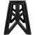 Стілець Tribe Camp Chair High пластиковий, Чорний 4