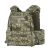 M-Tac плитоноска Cuirass FAST Elite Gen.II з камербандами 2-го класу захисту під бронеплити розміру M, Піксель (ММ-14)