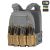 Передня панель для плитоноски M-Tac Cuirass QRS XL на 4 магазини, Койот 5