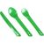 Вилка, ложка, чем Lifeventure Ellipse Cutlery, Зеленый