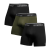 Комплект чоловічих трусів Soldier's Boxer (3 шт). Матеріал Charged Cotton. Чорний - Олива