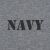 Футболка з малюнком "NAVY Logo" Grey Melange 3