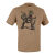 Футболка з малюнком "MORTAR" Coyote Brown