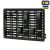 Wkładka modułowa M-Tac MOLLE 27x16.5 Laser Cut Czarna