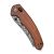 Ніж складаний Civivi Sixgill Guibourtia Wood C24050-DS1, коричневий 4