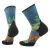 Носки женские Smartwool Women's Trail Run Targeted Cushion Mountain Print Crew, Twilight Blue