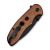 Ніж складаний Civivi Triptych Guibourtia Wood Sandvik 14C28N, коричневий 5