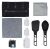 Набір аксесуарів для кухні Sea to Summit Camp Kitchen Tool Kit - 10 Piece Set, Black