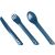 Вилка, ложка, чем Lifeventure Ellipse Cutlery, Navy Blue